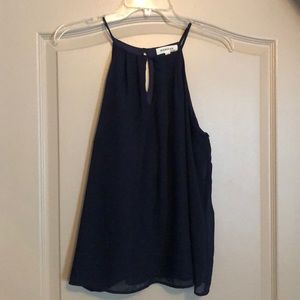 Navy keyhole top